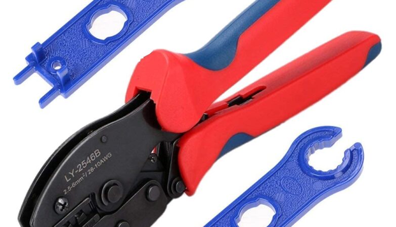 Solar MC4 Crimping Tool with MC4 Wrench Spanner